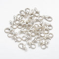 100pcs Silver Gold Rose Gold Red Copper Platinum Plated Alloy Lobster Claw Clasps Jewelry Findings & Components