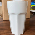 12oz 350Ml Food Grade Acrylic Plastic Octagonal Beverage White AS Resin Coffee Beer Water Drinking Juice Cup for Home Outdoor