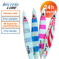 MISTER JIGGING 24h Fast Shipping 120g 150g Luminous Sticker Eyes Hard Metal Fishing Lure for Saltwater  Fishing Lures
