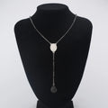 Stainless Steel Muslim Arabic Printed Pendant Necklace Black Color Beads Rosary Necklace Allah Jewelry