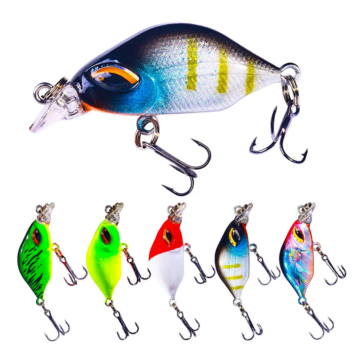 Wholesale CB070 3.8cm 3.3g Artificial Hard Baits Crankbait Fishing Lures