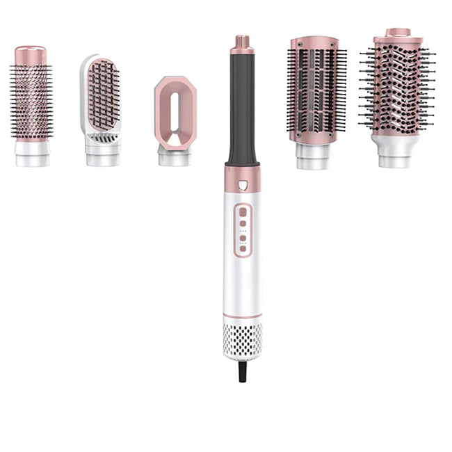 Mesky 5in1 Hot air Styler High Speed air Styler Cold and Hot air One Step Rotating Five-in-one Hair Dryer for Dry Hair