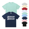 Men's High Quality Drop Shoulder T-Shirt Heavyweight Streetwear 100% Cotton Graphic Oversized Custom Print T-Shirt