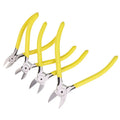 EXPLOIT Industrial Japanese-Style Mini Diagonal Pliers Thin-Blade Model Electrician Wire Cutters Chrome Vanadium Steel Metric