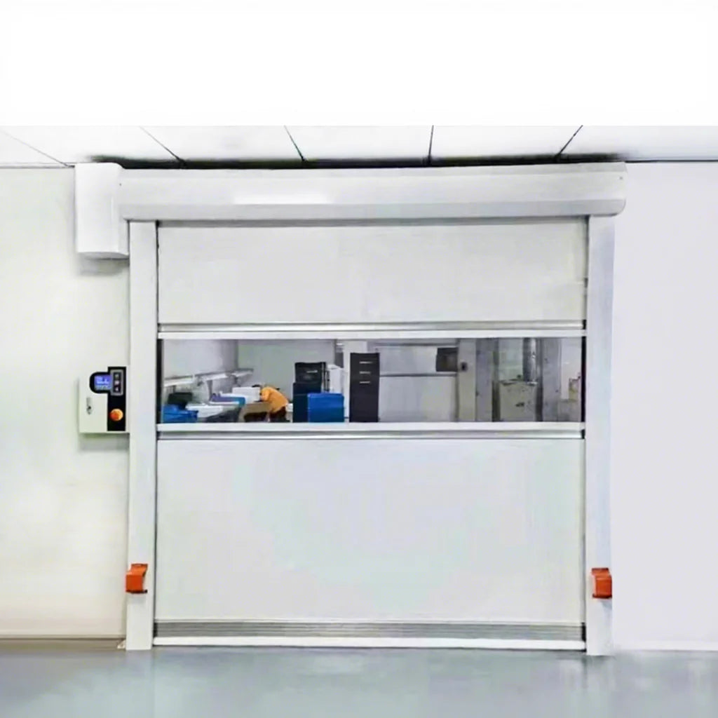 Automatic Pvc Plastic Sliding Door Industrial Fast Rolling Shutter Door for Warehouse