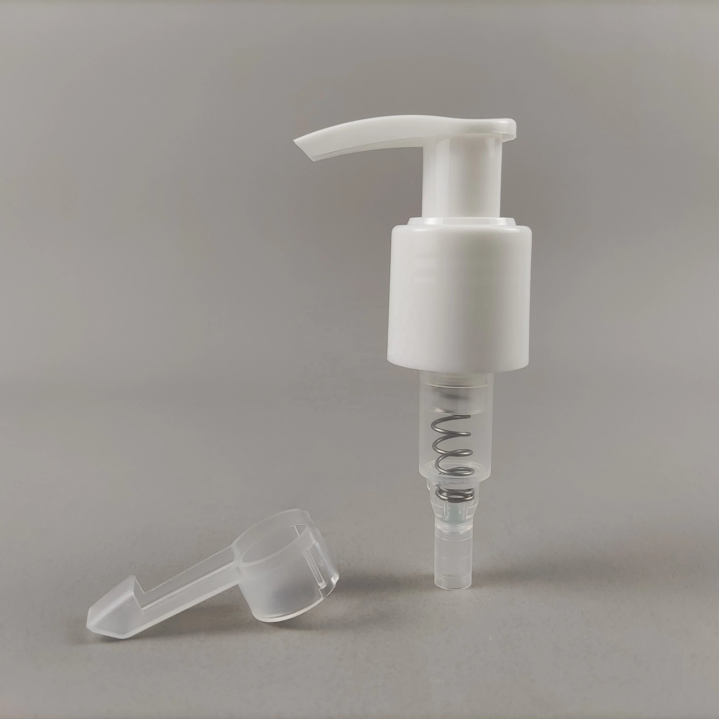 24 28 410 Liquid Dispenser Pump Left-right with Clip Side Lock Lotion Pump with Plastic Bottle for Personal Care and Skincare
