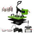 Top Quality T-shirt Mug Plate Cap Combo Heat Press Machine Sublimation 8 in 1 Heat Transfer Machine