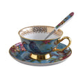 English Floral Porcelain Bone China Tea Cup and Saucer England Style
