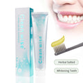 Custom Private Label Non Fluoride Natural Herbal Sea Salt Toothpaste for Bleeding Gums with Whitening Home Use