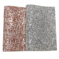Twill Backing Chunky Glitter Printed Synthetic Leather Fabric Sheet for Making Shoes/Bags/Handbags