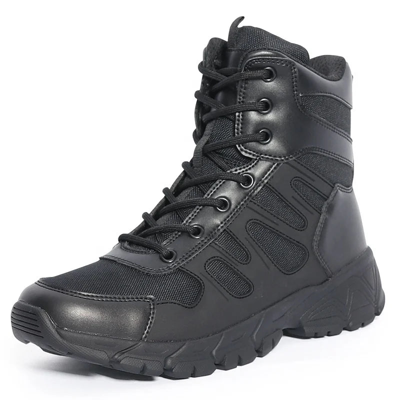 YAKEDA Brown Black Hiking Tactic Shoes Botas Tactico Combat Tactical Ultralight Combat Tactical Boots