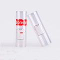 Cylinder Clear T-shirt Packaging Plastic Tube with Lids Screen Printing PC/PET/PETG Material Black/White End Caps