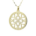 PZA-1050 New Designs of Round Heart and Four Leaf Clover Pendant Necklace Large Pendants