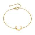 Geometric Crescent Moon Bracelet Trendy 14k Gold Plated Bracelets Stainless Steel Jewelry Minimalist Bracelet Women Wholesale