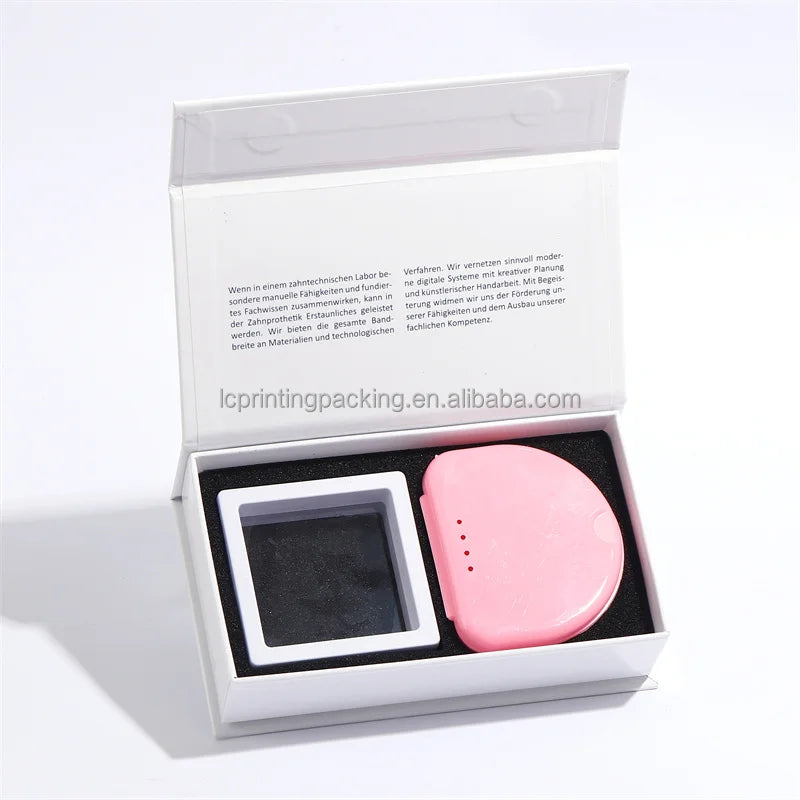 Dental Lab Aligner and Crown Box Packaging Dental Model Gift Paper Box with Sponge 2023 New Model
