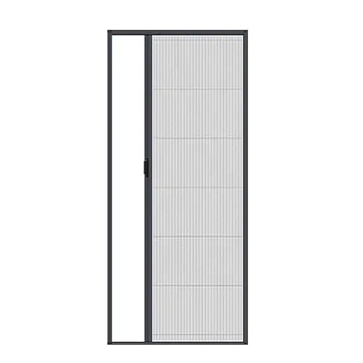 High Quality Aluminium Alloy Frame Sliding Door and windows Polyester Plisse Pleated Folded Mosquito Net Fly Screen Mesh