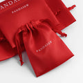 Customized Drawstring Satin Silk Bag Reusable and Eco-friendly Custom Drawstring Clothing Packing Duty Bag