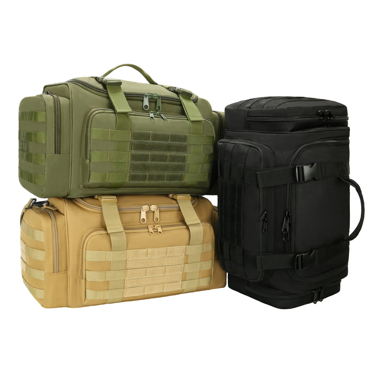 Heavy-duty Tactical Tool Bag Thick Padded Bottom Multi-functional Storage Organizer for Repairman Electrician Range & Work Use
