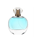 Wholesale 75mL Custom Spiral Lid Flat Round Perfume Bottles Empty for Elegant Perfume Bottle