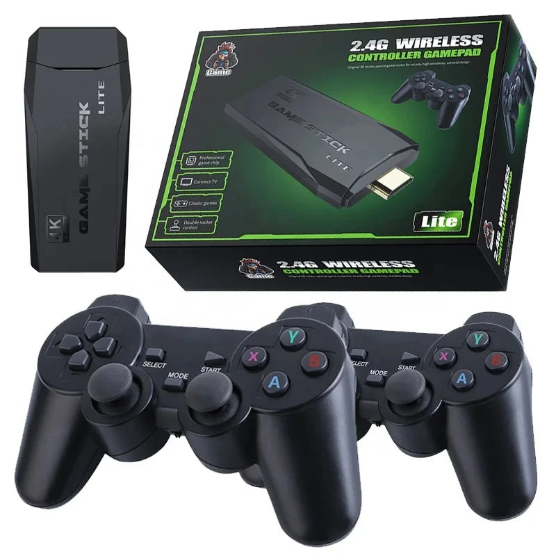 Customized Injection-Molded Retro Wireless Joystick Game Console More Than 10000 Built-in Games Household Appliance