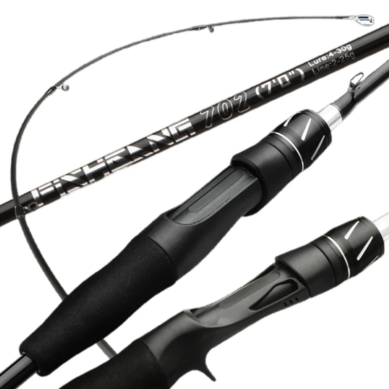 2026 New M L Power High Carbon 1.68M 1.8M 1.98M 2.1M 2.4M 2.58M Spinning Baitcasting Fishing Rod With Hook Holder