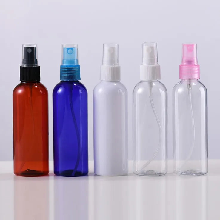 50ml-150ml PET Plastic Empty Hand Pressure Pump Sprayer Matte Spray Bottle with Sprinkler Custom Logo Screen Printing