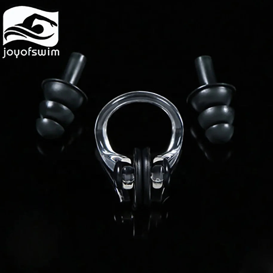 Wear Comfortable and Stylish Swimming Accessory Set Silicone Swimming Nose Clip Earplugs Swim Jig Surf Ear Plugs