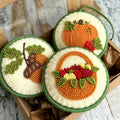 Custom Handmade Beaded Bag Charm Personalized Thanksgiving Autumn Harvest Decor Pumpkin Acorn Hanging Gift Set Wholesale