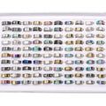Unisex DY Rings-1 Pcs Mixed Stainless Steel Women's and Men's Wedding Engagement Jewelry in Bulk Lot for Gift