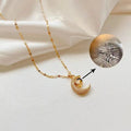 Classic Star Memory I Love You Necklace 100 Languages Projection Titanium Steel Clavicle Chain Pendant Moon Necklace