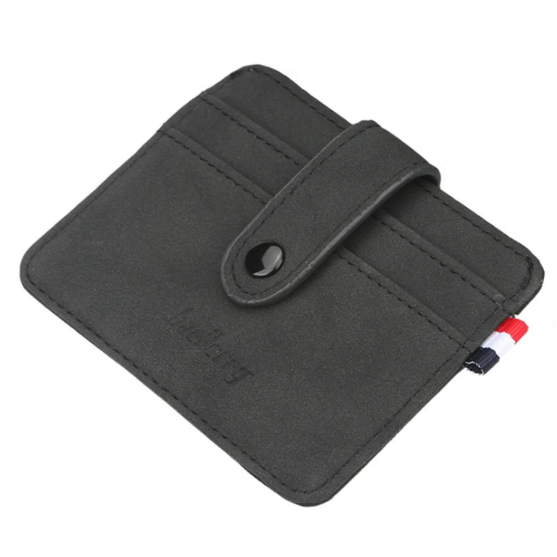 2026 Latest Hot Selling Male Card Holder Creative European Design Card Bag for Men New Fashion Nubuck Leather Super Thin Wallet