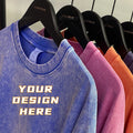 New Arrival Oversized Tshirt Custom Acid Washed Vintage T Shirt Custom Streetwear Heavyweight Cotton Washed T-shirt
