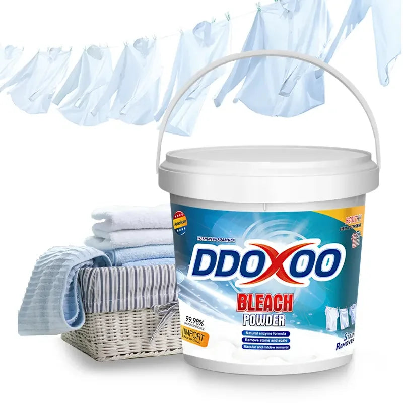 2023 Factory Direct 800g New Release Color-Safe Bleach Laundry Detergent Powder for Clothes Fragrance Retaining Stains Remover