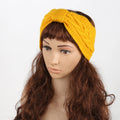 Wholesale Women Winter Warm Elastic Knitted Headband Winter Headbands for Women Stretch Bowknot Headband Ponytail Hairband Girls