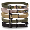 Adjustable Outdoor Nylon Fabric Belt Sports Waistband Belts With Metal Release Buckle Tactical Belt