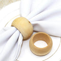 Wholesale Wooden Napkin Ring Holder Cheap Circle Design for Party Wedding Camping Classic Luxury Tableware Feature Stocked