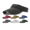Acid Wash Sun Visor Caps Summer Fashion Hats Custom Embroidery Logo Factory Supply