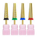 Professional Super Long Tapered Tungsten Tungsten 3/32" Carbide Diamond E File Acrylic Manicure Cuticle Electric Nail Drill Bit MegaBDM