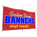 Double-Sided Windproof PVC Vinyl Outdoor Banner Mesh Hanging Construction Site Fence for Promotional Flags & Banners