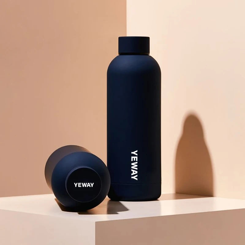 YEWAY Wasserflasche 2022 Promotional Small Mouth Sports Bottle Kettle 304 Double Wall Thermos Vacuum Water Bottle for Outdoors