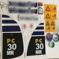 TALUADA Wholesale Stickers Excavator PC20MR PC30MR PC55MR PC78US PC78UU PC128US Custom Stickers