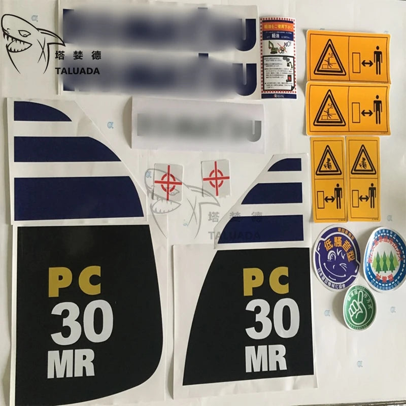 TALUADA Wholesale Stickers Excavator PC20MR PC30MR PC55MR PC78US PC78UU PC128US Custom Stickers