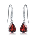 A2982 Abiding Simple Gemstone Earring for  Women  Water Drop  Handmade 925 Silver  Fashion Hook Wires  Earrings