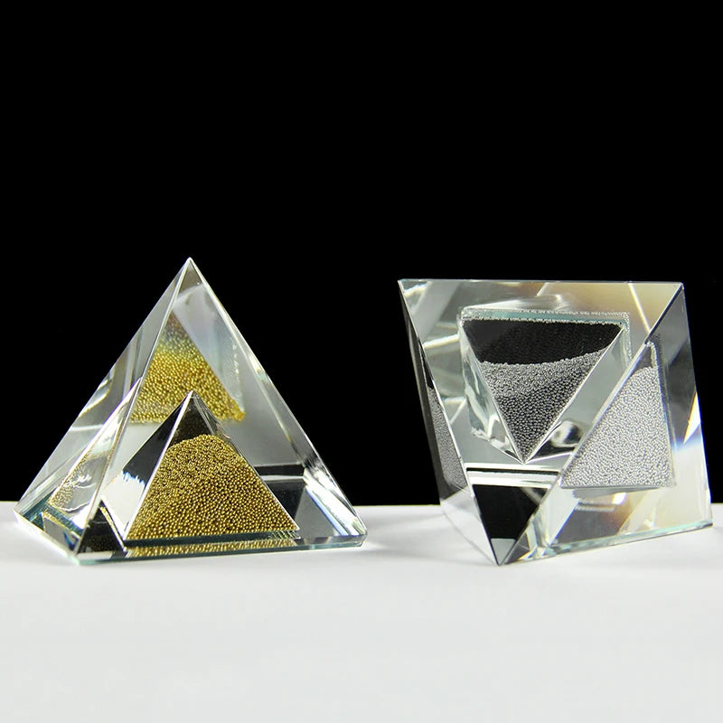 Newest Orgonite Pyramids Custom Energy Healing Meditation Crystal Pyramid for Temple Ornament