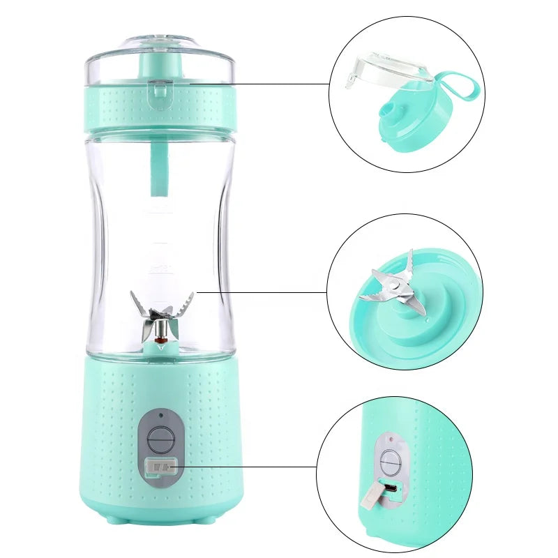 Hand Blender Juicer 380ml Portable Blender Manufacturer Wholesale Blender Usb Personal Mixer