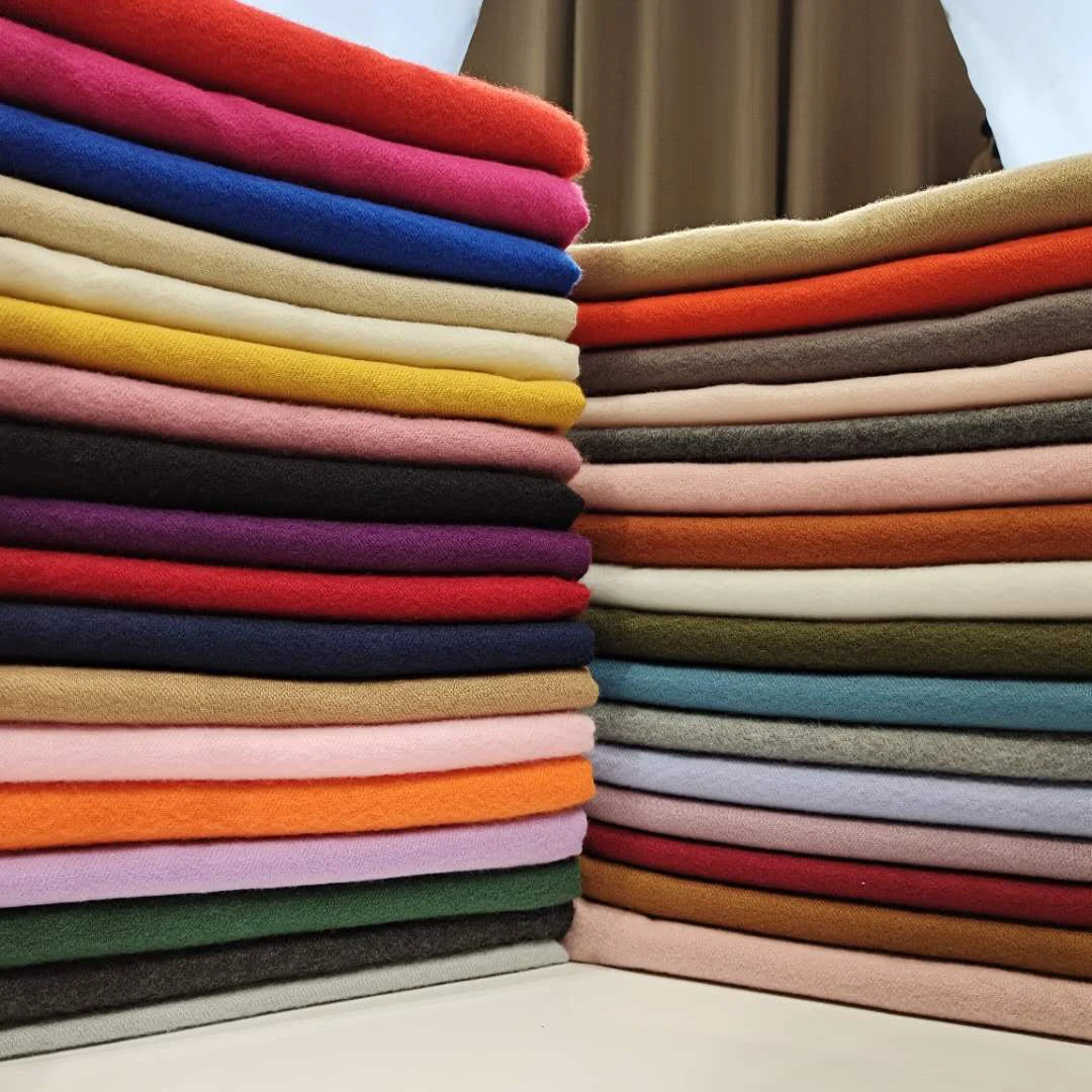 38 Colors Factory Wholesale Winter Keeping Warm Women Solid Color Cashmere Fluffy Pashmina Scarves Shawl 230g