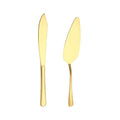 Wedding Cake Knife Set Stainless Steel Gold Cake Knife and Server Set Serving Knife Bread Pizza and Cheese Steak Shovel