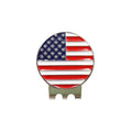 US Flag Golf Ball Marker with Magnetic Hat Clip - Golf Accessories for Cap  Strong Magnet Attachment Novelty Golf Gift