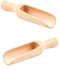 Customizable Beech Wood Scoop Spices Multipurpose Spoon Wooden Scoops for Bath Salts