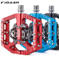 Bicycle Pedal MTB Road Aluminum Anti-slip 3 Sealed Bearing Bike Lock Self-locking Pedal